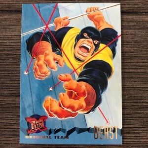 X-Men ’95 Fleer Ultra trading card: Original Team: Beast #89